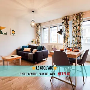  Appartement Le Coqu'aix - Hyper-centre - Parking - Wifi - Netflix